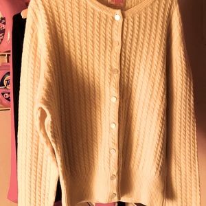 N.PEAL CASHMERE Cable Knitted Cardigan